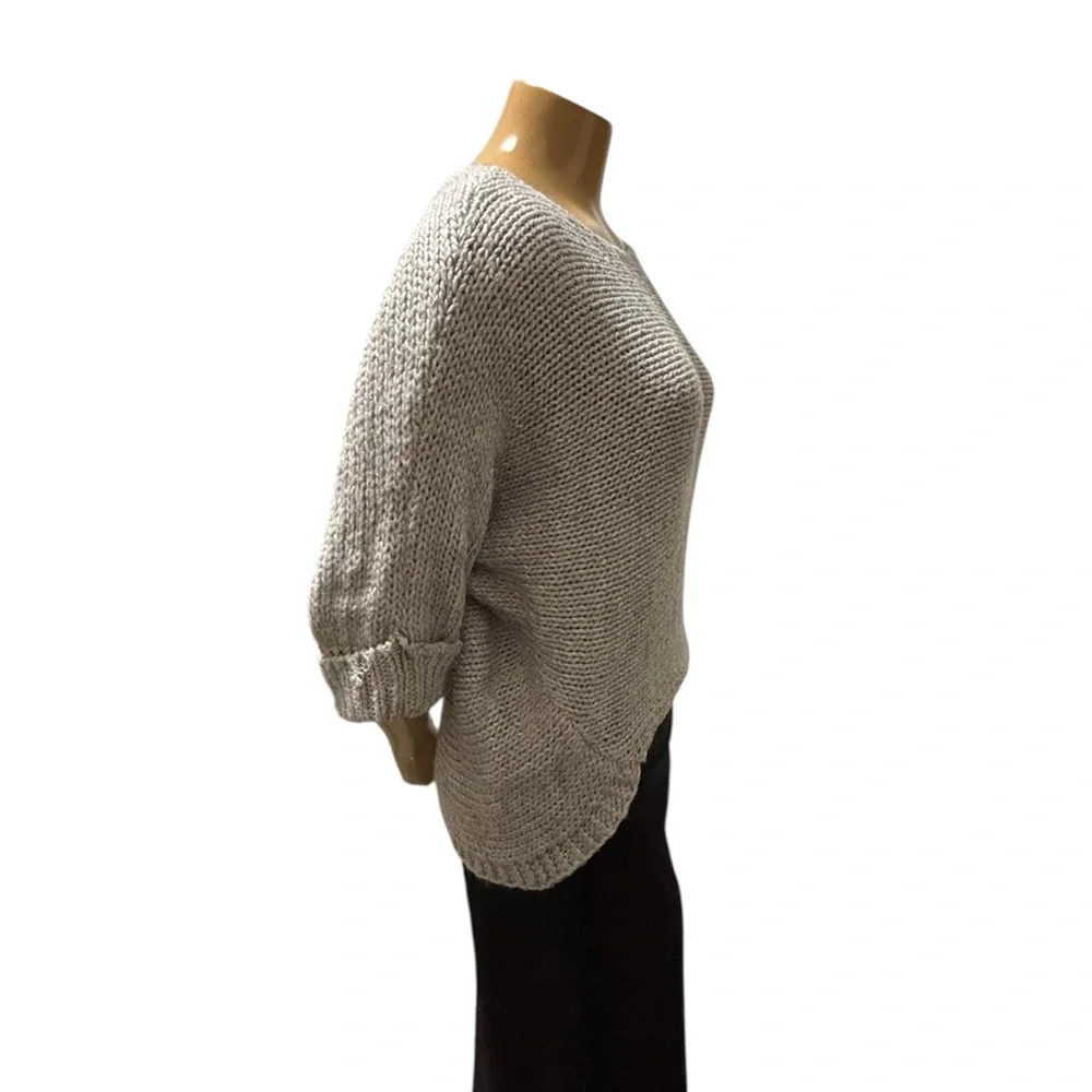Berretti Metallic Knit Dolman Sleeve Sweater – Made in Italy - Picture 3 of 6